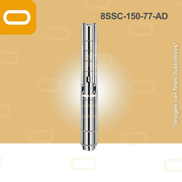 [23-178-AD-8SSC-150-77-530-15000-AD] Bomba sumergible SOLAR 8SSC-150-77-AD