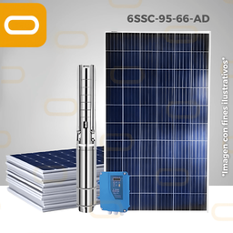 [Sis-19-208-6SSC-95-66-380-7500-AD-PM550W] Sistema Bomba Sumergible 6SSC-95-66-AD-550