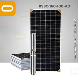 [Sis-23-179-AD-8SSC-160-100-530-22000-AD-PM550W] Sistema Bomba Sumergible 8SSC-160-100-AD-550