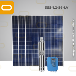 [Sis-24-001-LV-3SS-1.2-56-24-120-LV-PP330W] Sistema Bomba Sumergible 3SS-1.2-56-LV-330