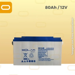 [Batería-80Ah] Batería de Gel 80Ah / 12V