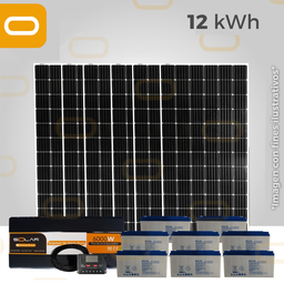 [Sis-Aislado-12-380] Sistema Aislado 12 kWh al día - 380