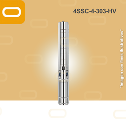 [25-107-HV-4SSC-4-303-280-2200] Bomba sumergible SOLAR 4SSC-4-303-HV