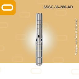 [25-297-AD-6SSC-36-280-530-22000] Bomba sumergible SOLAR 6SSC-36-280-AD