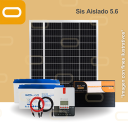 [Sis Aislado 5.6] Sistema Aislado 5.6 kWh al día 615W