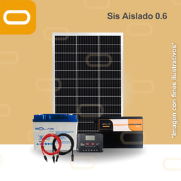 [Sis Aislado 0.6] Sistema Aislado 0.6 kWh al día 200W