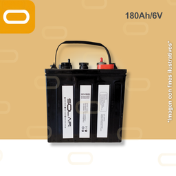 [Batería-6V-180Ah] Batería de Gel 180Ah 6V