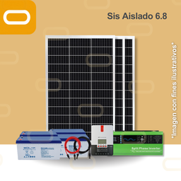 [Sis Aislado 6.8 240V] Sistema Aislado 6.8 kWh al día 450W Salida 240V AC