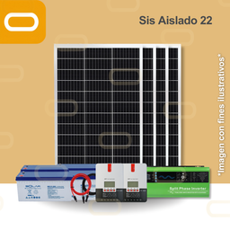 [Sis Aislado 22 240V] Sistema Aislado 22 kWh al día 615W Salida 240V AC