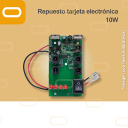 [Repuesto-kit-10-DC] Repuesto Placa electrónica kit DC 10W