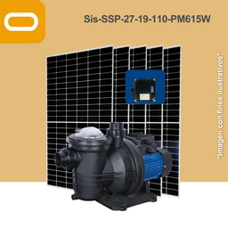[Sis-25-330-LV-SSP-27-19-110-1200-LV-PM650W] Sistema de Recirculación para Piscina SSP-27-19-110