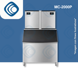 [Icemaker-MC-2000P] Máquina de hacer hielo Comercial - MC2000P - (635 a 1270 Lbs/24 hrs)