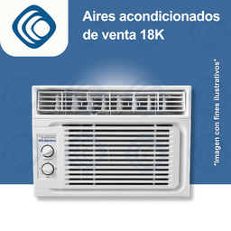 [AC-Ventana-18K] Aire Acondicionado de Ventana-18,000 BTU/h