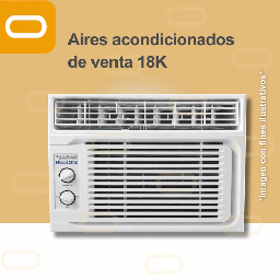 [AC-Ventana-18K] Aire Acondicionado de Ventana-18,000 BTU/h