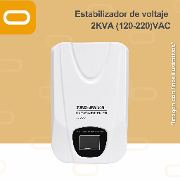 [Estabilizador-TSD-2KVA] Estabilizador de voltaje 2KVA (120-220)VAC