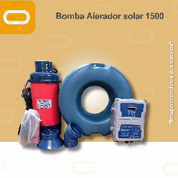 [25-414-AIR-SA43-7-180-1500] Aireador Solar para Piscicultura Jet 180V-1500W