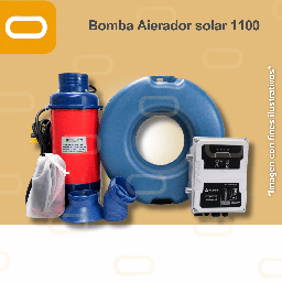 [25-412-AIR-SA32-7-110-1100] Aireador Solar para Piscicultura Jet 110V-1100W