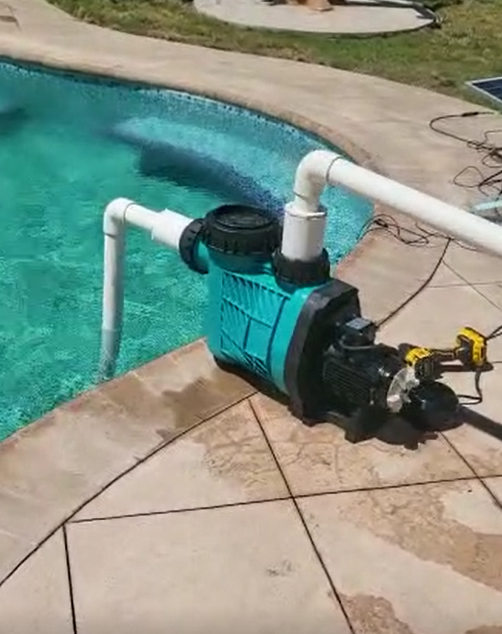Instalacion 4 de Sistema Bomba de recirculación de piscina TF96/750