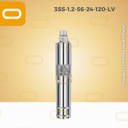 [24-001-LV-3SS-1.2-56-24-120-LV] Bomba Sumergible SOLAR 3SS-1.2-56-24-120-LV