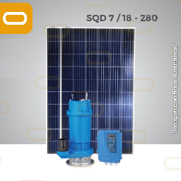 Sistema Bomba sumergible de caudal SOLAR SQD-7-18