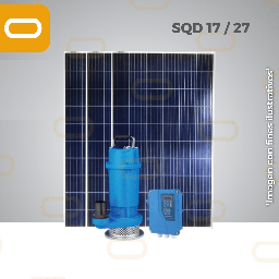 Sistema Bomba sumergible de caudal SOLAR SQD-17-27