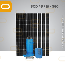 Sistema Bomba sumergible de caudal SOLAR SQD-45-19