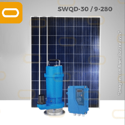 Sistema Bomba sumergible de caudal SOLAR SWQD-30-9-280