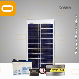[M30W/H] Mini Kit Solar 30W/h