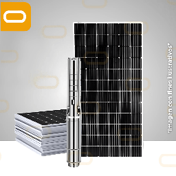 Sistema Bomba sumergible SOLAR 6SSC-70-120-550