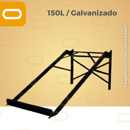 [Marco-150L-g] Marco para calentador Solar 150 Litros galvanizado