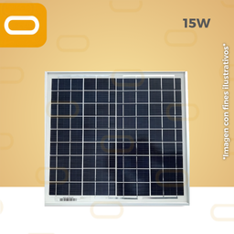 [PP15W] Panel Solar de 15W Policristalino